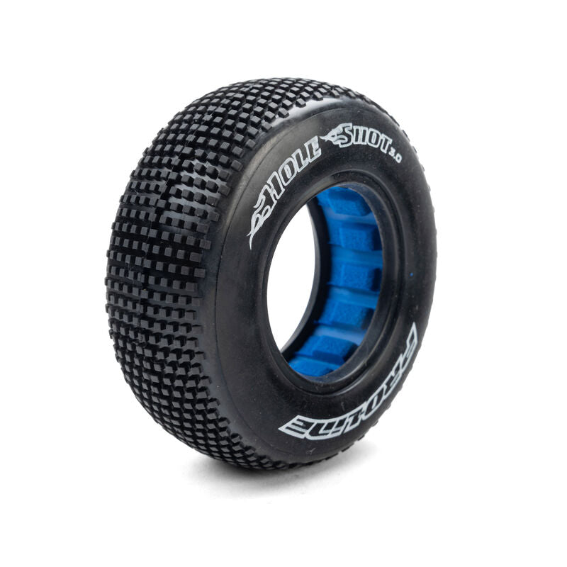 Hole Shot 3.0 M4 2WD Front 1.7/2.2 Inch Dirt Oval Tires (2) by Proline