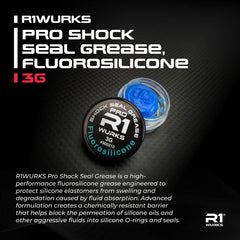 R1WURKS Pro Shock Seal Grease, Fluorosilicone, 3g