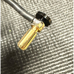 5mm Adjustable Heatsink Bullet Plug Black/Red Pair 2pcs (1 Pair) by RCPPRO