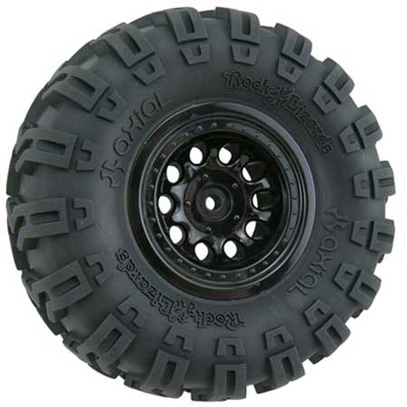 "Revolver" Crawler Wheels, Wide Base, Black by RPM