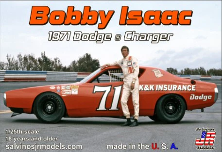 Salvinos JR 1/24 Bobby Issac 71 Dodge Chgr
