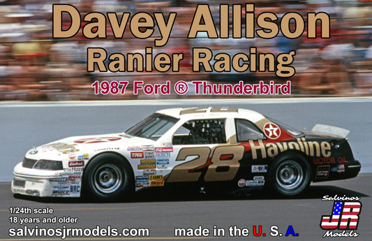 Salvinos JR 1/24 Ranier D Allison #28 '87