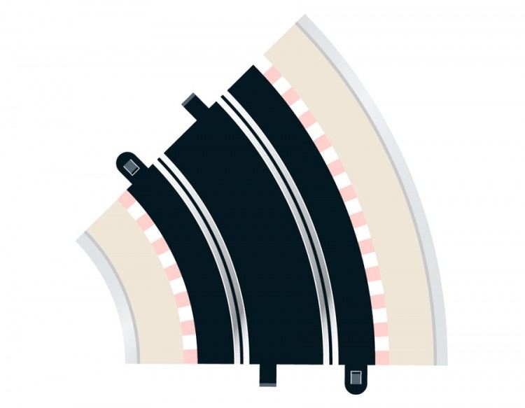 Scalextric xxcR2 Std Curve 45deg 2