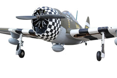 P-47G Thunderbolt Snafu 63" wingspan - 20cc, PU rubber wheels, Matte (included