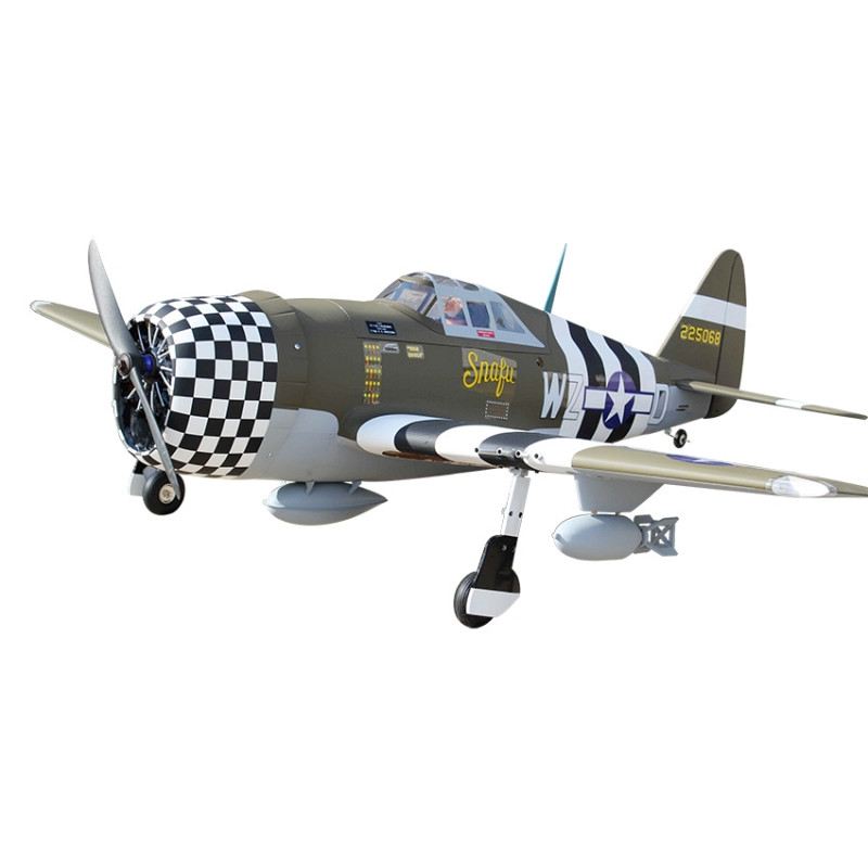 P-47G Thunderbolt Snafu 63" wingspan - 20cc, PU rubber wheels, Matte (included
