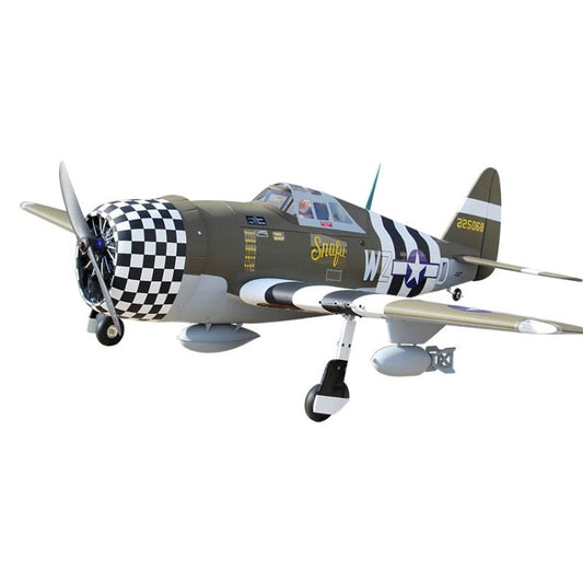 P-47G Thunderbolt Snafu 63" wingspan - 20cc, PU rubber wheels, Matte (included