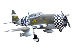 P-47G Thunderbolt Snafu 63" wingspan - 20cc, PU rubber wheels, Matte (included