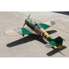 Focke-Wulf FW-190 80"wingspan 55cc, PU rubber wheels, Matt (included ER-150