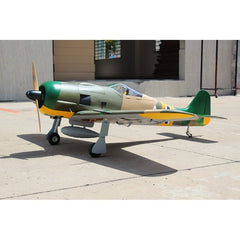 Focke-Wulf FW-190 80"wingspan 55cc, PU rubber wheels, Matt (included ER-150