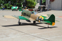 Focke-Wulf FW-190 80"wingspan 55cc, PU rubber wheels, Matt (included ER-150