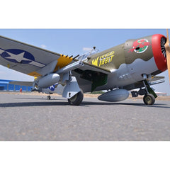 SEAGULL P-47 Wicked Rabbit 81 inch ARF 55-60cc Included Main 85° Electric Retrac