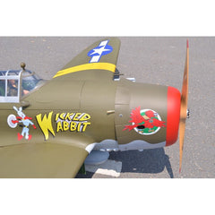 SEAGULL P-47 Wicked Rabbit 81 inch ARF 55-60cc Included Main 85° Electric Retrac