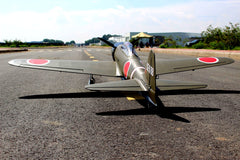 Giant Scale ZERO span 86in, 50-60cc w/Transparent 500m tank, Alloy Hub Rubber