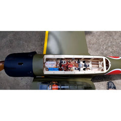 SEAGULL Giant Scale ZERO span 86in, 50-60cc w/Transparent 500m tank, Alloy Hub R