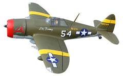 P-47D Little Bunny 55 Inch ARF 10cc Included Electric Retracts Matte Finish by