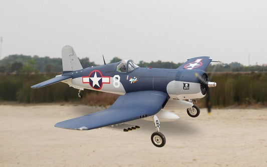 SEAGULL Giant Scale F4U Goodyear FG-1D 62cc ARF 87 Inch included Electric Retrac