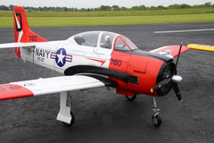 T-28 North America 86" wingspan, 35-60cc, including Rubber Wheels. plus Optional