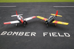 T-28 North America 86" wingspan, 35-60cc, including Rubber Wheels. plus Optional