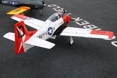 T-28 North America 86" wingspan, 35-60cc, including Rubber Wheels. plus Optional