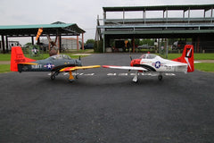 T-28 North America 86" wingspan, 35-60cc, including Rubber Wheels. plus Optional