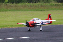 T-28 North America 86" wingspan, 35-60cc, including Rubber Wheels. plus Optional