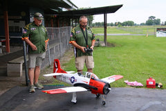 T-28 North America 86" wingspan, 35-60cc, including Rubber Wheels. plus Optional