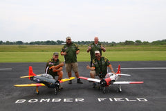 T-28 North America 86" wingspan, 35-60cc, including Rubber Wheels. plus Optional