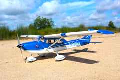 Plug-N-Play Cessna 182 Skylane 69" 70e Blue ( ECO 4120C KV500, 65 Lite ESC,