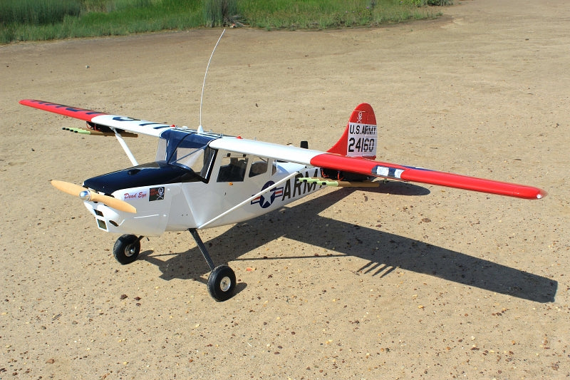 Giant Scale Cessna Bird Dog DeadEye 122 Inch ARF 70-125cc NEW 2024 by Seagull