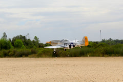 P-51D Charlotte’s Chariot II 71 inch ARF 35cc included full box of 3pcs Electric