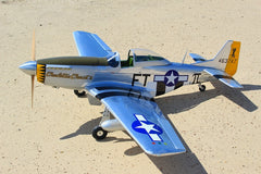 P-51D Charlotte’s Chariot II 71 inch ARF 35cc included full box of 3pcs Electric