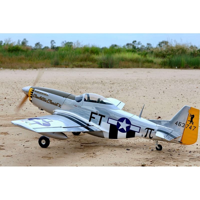 P-51D Charlotte’s Chariot II 71 inch ARF 35cc included full box of 3pcs Electric