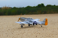 P-51D Charlotte’s Chariot II 71 inch ARF 35cc included full box of 3pcs Electric