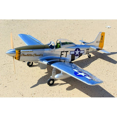 P-51D Charlotte’s Chariot II 71 inch ARF 35cc included full box of 3pcs Electric
