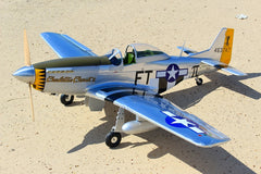 P-51D Charlotte’s Chariot II 71 inch ARF 35cc included full box of 3pcs Electric