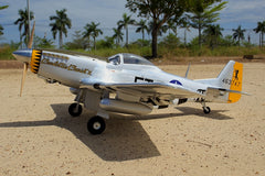 P-51D Charlotte’s Chariot II 71 inch ARF 35cc included full box of 3pcs Electric