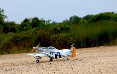P-51D Charlotte’s Chariot II 71 inch ARF 35cc included full box of 3pcs Electric