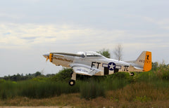 P-51D Charlotte’s Chariot II 71 inch ARF 35cc included full box of 3pcs Electric