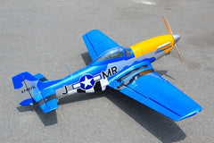Obsession North American Aviation P-51D 71 Inch ARF 35cc included full box of