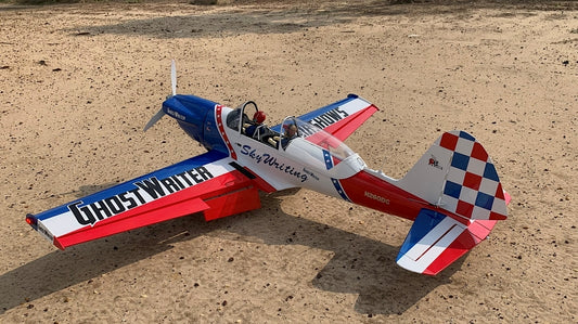 Ghostwriter Super Chipmunk 81 Inch wingspan ARF 35-40cc New 2024 by Seagull