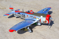 P-47D Chief Ski-U-Mah II ARF 70 inch, 35cc without retracts New October 2024 by