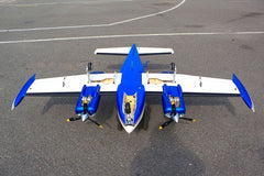 SEAGULL Giant Cessna 310 Twin Engine 15cc or EP ARF 81" including 3pcs of Electr
