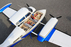 SEAGULL Giant Cessna 310 Twin Engine 15cc or EP ARF 81" including 3pcs of Electr