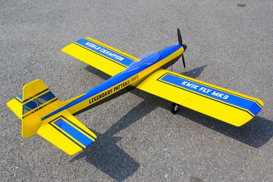 Pattern Kwik Fly MK III 63 Inch ARF .46-55 (GP/EP) Yellow New 2025 by Seagull