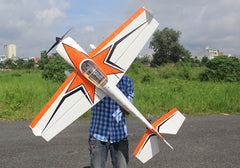 Laser 200 3D 48 Inch wingspan ARF 30E Orange/White New 2025 by Seagull