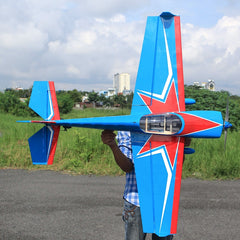 Laser 200 3D 48 inch wingspan ARF 30E Blue/Red NEW 2025 by Seagull