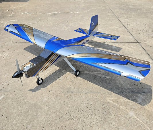 Arising Star Neo 74 Inch Wingspan ARF 20cc Blue/Silver NEW 2025 by Seagull