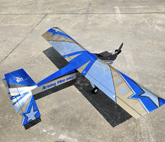 Arising Star Neo 74 Inch Wingspan ARF 20cc Blue/Silver NEW 2025 by Seagull
