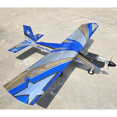 Arising Star Neo 74 Inch Wingspan ARF 20cc Blue/Silver NEW 2025 by Seagull