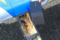 Arising Star Neo 74 Inch Wingspan ARF 20cc Blue/Silver NEW 2025 by Seagull